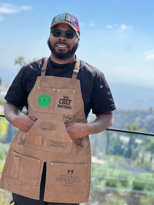“100% CHEF MATERIAL” Apron